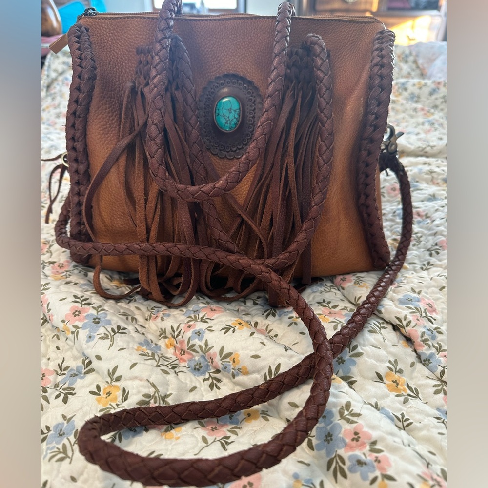 American Darling Leather Fringe Speedy Bag